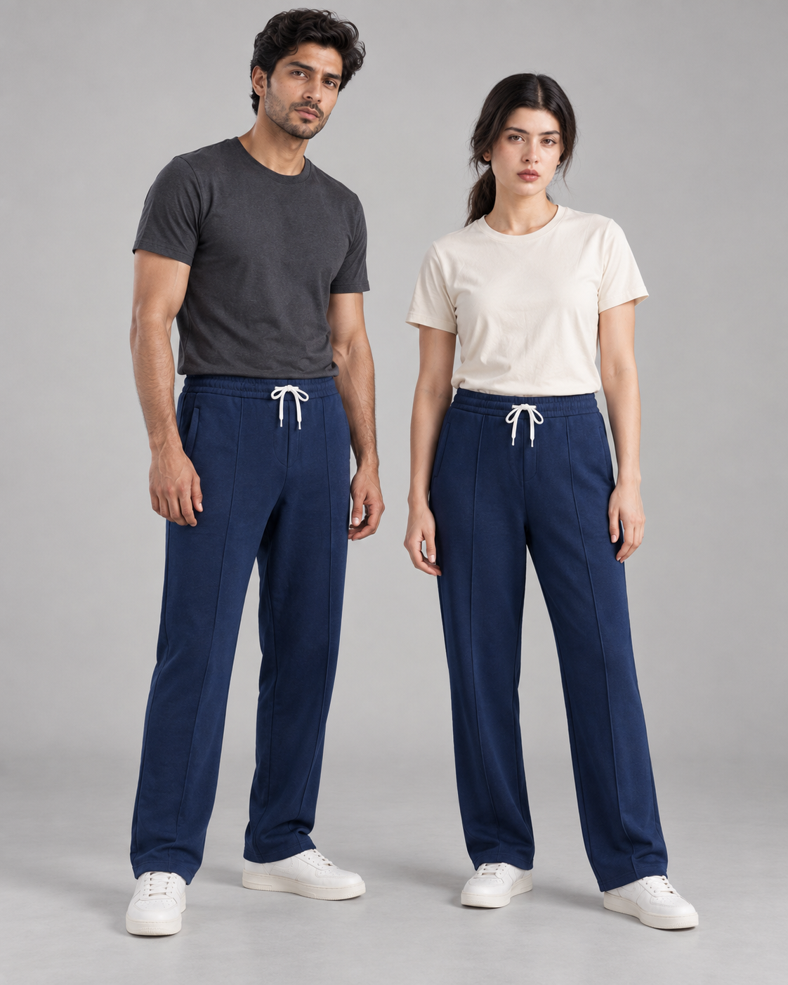SHADE22 Imported Joggers — Navy Blue