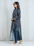 Edenrobe Allure Charcoal Khaddar 3-Piece Suit | EWU6A3-37056-3P