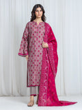 Edenrobe Allure Rose Khaddar 3-Piece Suit | EWU6A3-37067-3P