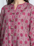 Edenrobe Allure Rose Khaddar 3-Piece Suit | EWU6A3-37067-3P