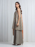Edenrobe Allure Sage Green Lawn 3-Piece Suit | EWU6A1-36853-3P