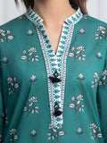 Edenrobe Allure Green Lawn 3-Piece Suit | EWU6A1-36859-3P