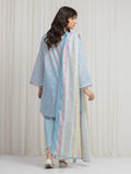 Edenrobe Allure Light Blue Lawn 3-Piece Suit | EWU6A1-36651-3P