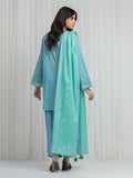 Edenrobe Allure Ice Blue Lawn 3-Piece Suit | EWU6A1-36631-3P