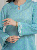 Edenrobe Allure Ice Blue Lawn 3-Piece Suit | EWU6A1-36631-3P