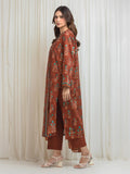 Edenrobe Allure Rust Lawn 3-Piece Suit | EWU6A1-36692-3P