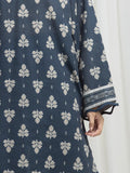 Edenrobe Allure Teal Khaddar 3-Piece Suit | EWU6A3-37006-3P