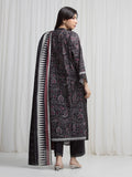 Edenrobe Allure Black Khaddar 3-Piece Suit | EWU6A3-37009-3P