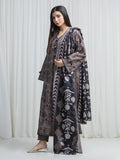 Edenrobe Allure Brown Khaddar 3-Piece Suit | EWU6A3-37031-3P