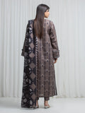 Edenrobe Allure Brown Khaddar 3-Piece Suit | EWU6A3-37031-3P