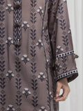Edenrobe Allure Brown Khaddar 3-Piece Suit | EWU6A3-37031-3P