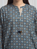 Edenrobe Allure Teal Khaddar 3-Piece Suit | EWU6A3-37010-3P