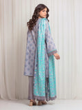 Edenrobe Allure Grey Lawn 3-Piece Suit | EWU6A1-36610-3P