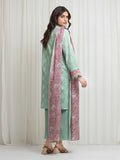 Edenrobe Allure Mint Green Lawn 3-Piece Suit | EWU6A1-36617-3P