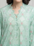 Edenrobe Allure Mint Green Lawn 3-Piece Suit | EWU6A1-36617-3P