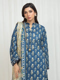 Edenrobe Allure Blue Lawn 3-Piece Suit | EWU6A1-36768-3P