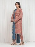 Edenrobe Allure Coral Lawn 3-Piece Suit | EWU6A1-36766-3P