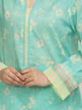 Edenrobe Allure Ice Green Lawn 3-Piece Suit | EWU6A1-36687-3P