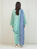 Edenrobe Allure Mint Green Lawn 3-Piece Suit | EWU6A1-36667-3P