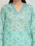 Edenrobe Allure Mint Green Lawn 3-Piece Suit | EWU6A1-36667-3P