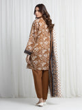 Edenrobe Allure Bronze Khaddar 3-Piece Suit | EWU6A3-37025-3P