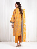Edenrobe Allure Orange Khaddar 3-Piece Suit | EWU6A3-37084-3P