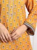Edenrobe Allure Orange Khaddar 3-Piece Suit | EWU6A3-37084-3P