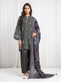 Edenrobe Allure Green Khaddar 3-Piece Suit | EWU6A3-37082-3P