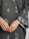 Edenrobe Allure Green Khaddar 3-Piece Suit | EWU6A3-37082-3P