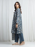Edenrobe Allure Blue Khaddar 3-Piece Suit | EWU6A3-37026-3P