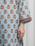 Edenrobe Allure Green Khaddar 3-Piece Suit | EWU6A3-37024-3P
