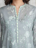 Edenrobe Allure Grey Lawn 3-Piece Suit | EWU6A1-36726-3P
