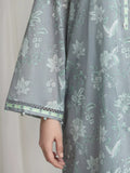 Edenrobe Allure Grey Lawn 3-Piece Suit | EWU6A1-36726-3P