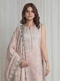 Edenrobe Allure Pink Lawn 3-Piece Suit | EWU6A1-36729-3P