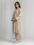 Edenrobe Allure Beige Lawn 3-Piece Suit | EWU6A1-36734-3P