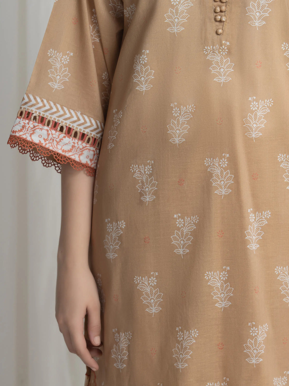 Edenrobe Allure Lawn 3-Piece Suit | EWU6A1-36739-3P