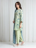Edenrobe Allure Ivory Green Lawn 3-Piece Suit | EWU6A1-36727-3P