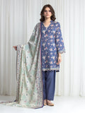 Edenrobe Allure Purple Lawn 3-Piece Suit | EWU6A1-36732-3P