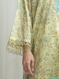 Edenrobe Allure Lime Yellow Lawn 3-Piece Suit | EWU6A1-36633-3P