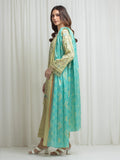 Edenrobe Allure Lime Yellow Lawn 3-Piece Suit | EWU6A1-36633-3P