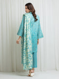 Edenrobe Allure Green Lawn 3-Piece Suit | EWU6A1-36663-3P