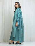 Edenrobe Allure Green Lawn 3-Piece Suit | EWU6A1-36690-3P