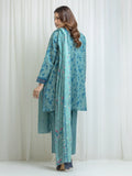 Edenrobe Allure Green Lawn 3-Piece Suit | EWU6A1-36690-3P