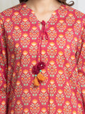 Edenrobe Allure Pink Lawn 3-Piece Suit | EWU6A1-36704-3P