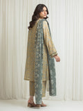 Edenrobe Allure Yellow Lawn 3-Piece Suit | EWU6A1-36758-3P