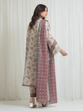 Edenrobe Allure Beige Lawn 3-Piece Suit | EWU6A1-36764-3P