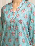 Edenrobe Allure TEAL Lawn 3-Piece Suit | EWU6A1-36573-3P