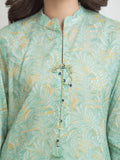 Edenrobe Allure Green Lawn 3-Piece Suit | EWU6A1-36772-3P
