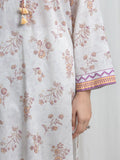 Edenrobe Allure White Lawn 3-Piece Suit | EWU6A1-36724-3P