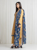 Edenrobe Allure Mustard Lawn 3-Piece Suit | EWU6A1-36767-3P